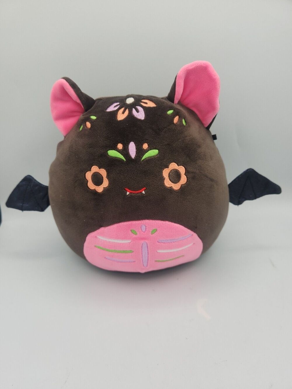 8” DALIA Day Of The Dead Vampire Black BAT Squishmallow Plush Toy